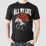 Fallinginreverse Store All My Life Reaper Horse Shirt