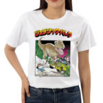 Jurassic Park Stampede Anime Shirt