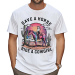 Save A Horse Ride A Cowgirl Pride Month Shirt