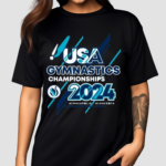 USA Gym Champs 2024 Blue T And T Event Shirt