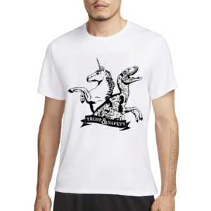 Top Trust And Safety Unicorn Dinosauria Shirt