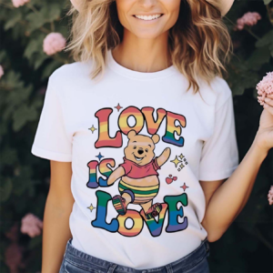 Winnie The Pooh Love Is Love Pride Shirt