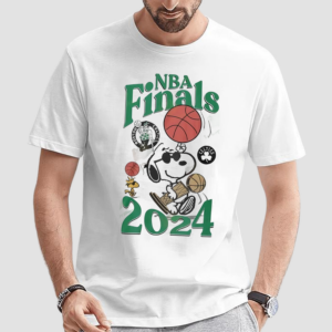 Snoopy NBA Finals 2024 Boston Celtics Unisex Shirt