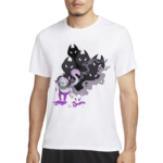 Skull Evocaitart Asexual Pride Cat Painting Shirt