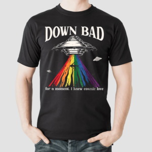 LGBTQ Pride Month Down Bad Cosmic Love Shirt