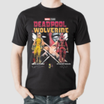 X-men Universe Marvel Studio Ryan Reynolds Deadpool And Wolverine 2024 Hugh Jackman Actor Signatures Shhirt