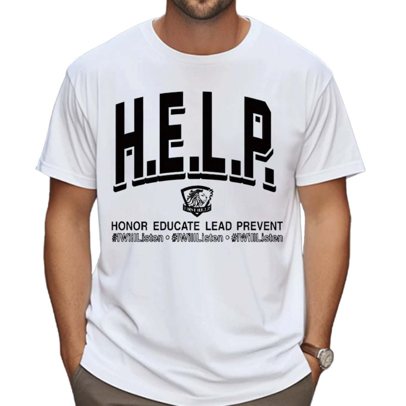 H E L P Honor Educate Lead Prevent Shirt