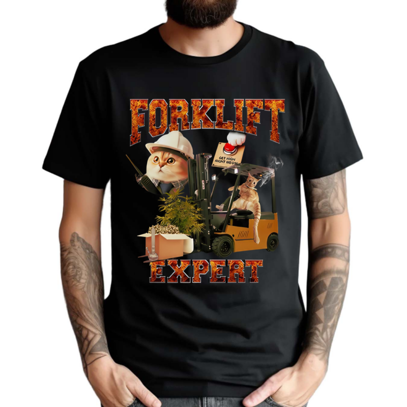 Cat Coffeethefoxxo Furry Forklift Expert Shirt