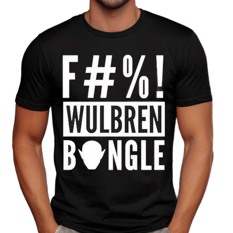 Swen Vincke Wearing F#%! Wulbren Bongle Shirt