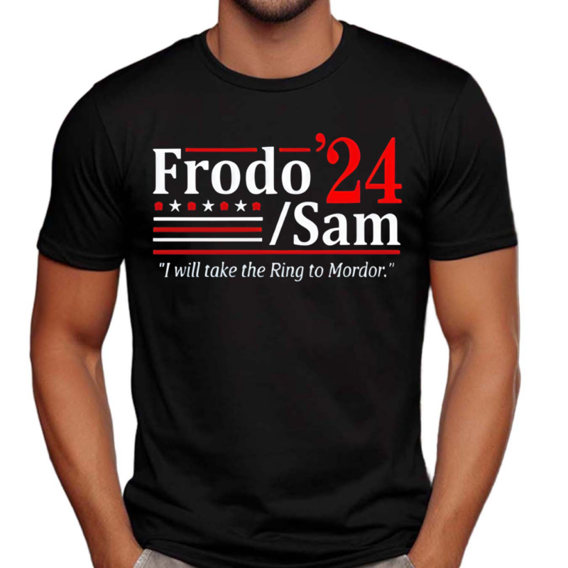 Viggo Mortensen Wearing Frodo And Sam 2024 I Will Take The Ring To Mordor Shirt