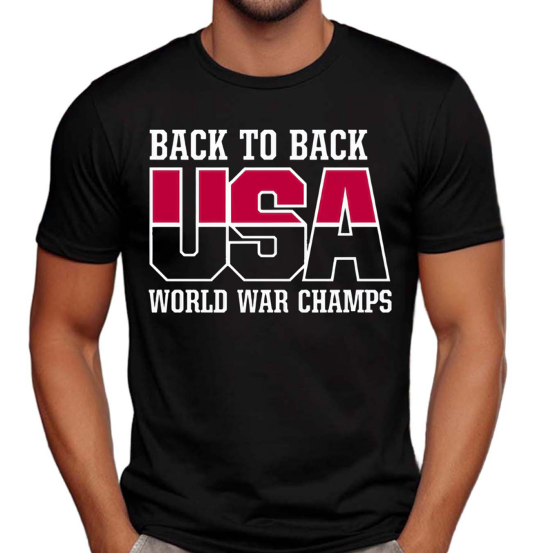 Back To USA World War Champs Shirt