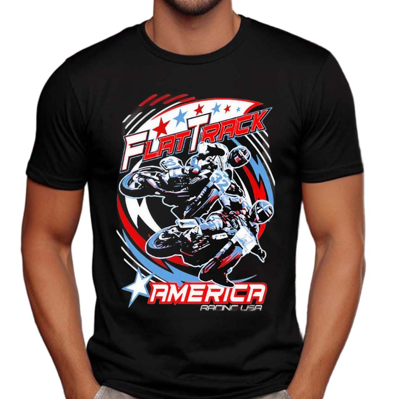 Flat Track America Racing USA Shirt