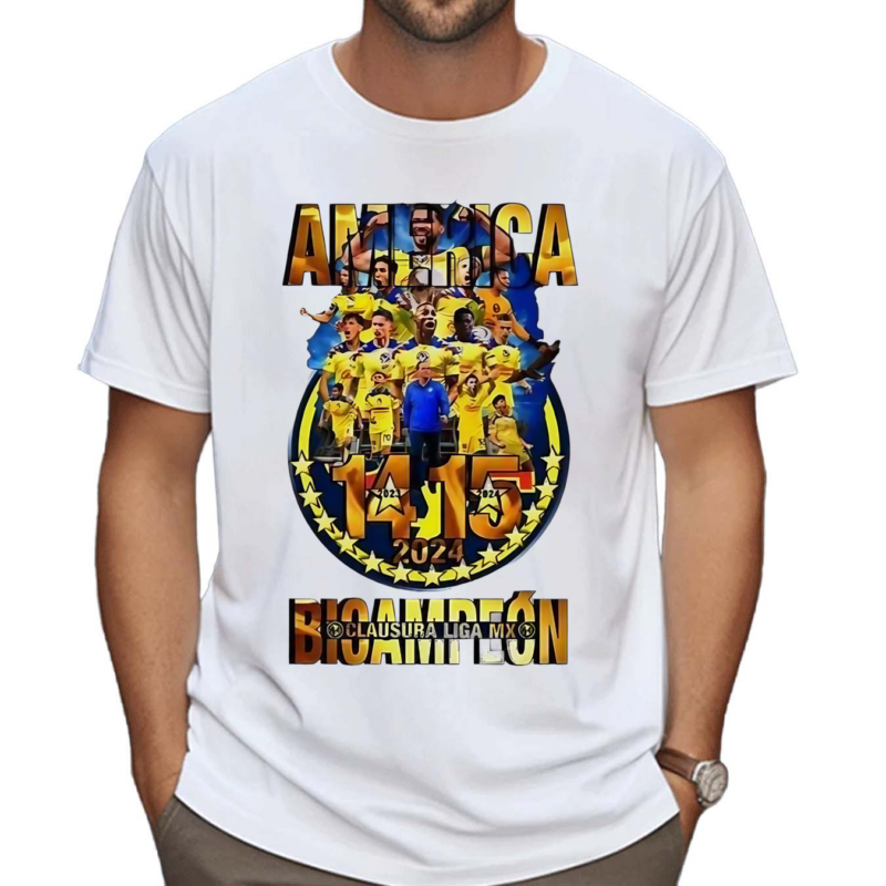 Club America Bicampeon Clausura 2024 Shirt