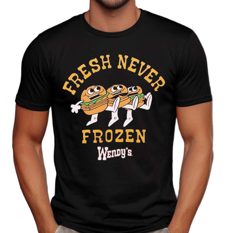 Wendy’s Fresh Never Frozen Cartoon Shirt