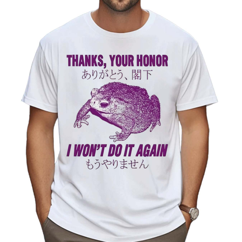 Tokyo Tiger I Won’t Do It Again Frog Washed Shirt