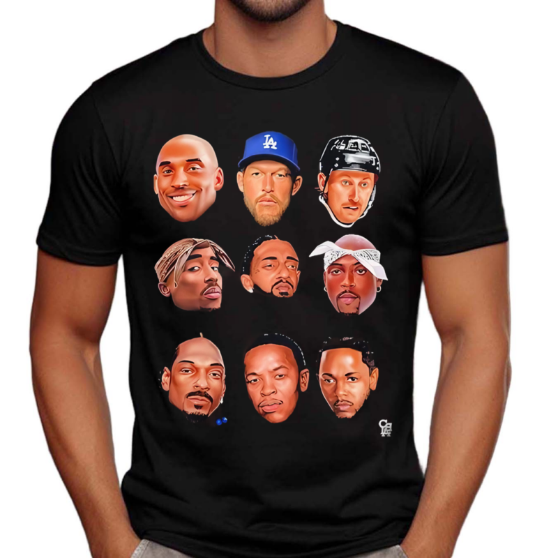 Westcoast X La Legends Youcantbeatla Face Shirt