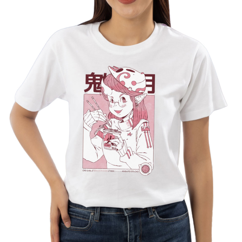 Space Pirate Oni Girl Andre Consoli Shirt