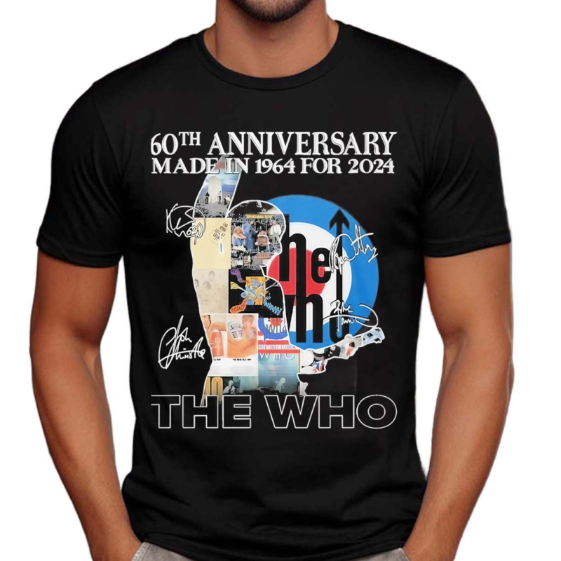 The Who 60th Anniversary Made In 1964 For 2024 Shirt