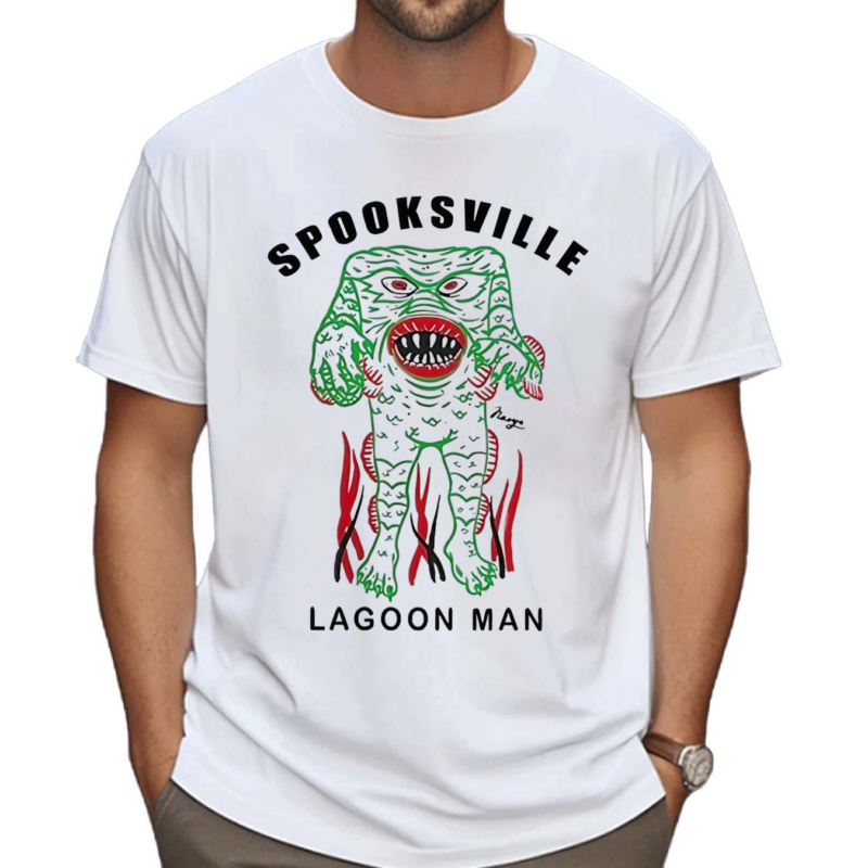 Spooksville Lagoon Man Shirt