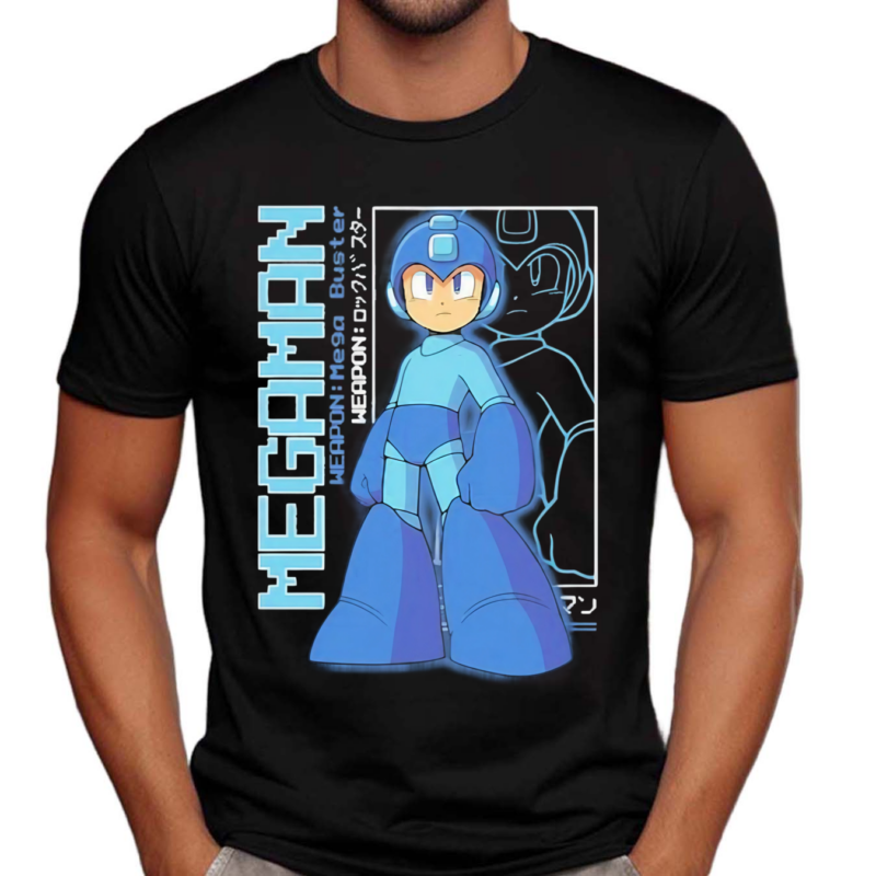 Capcom Megaman Large Print Shirt