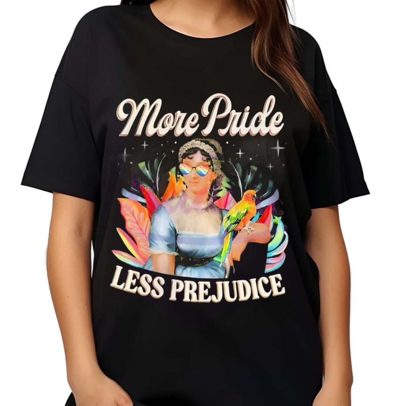 More Pride Less Prejudice Supporting LGBT Shirt