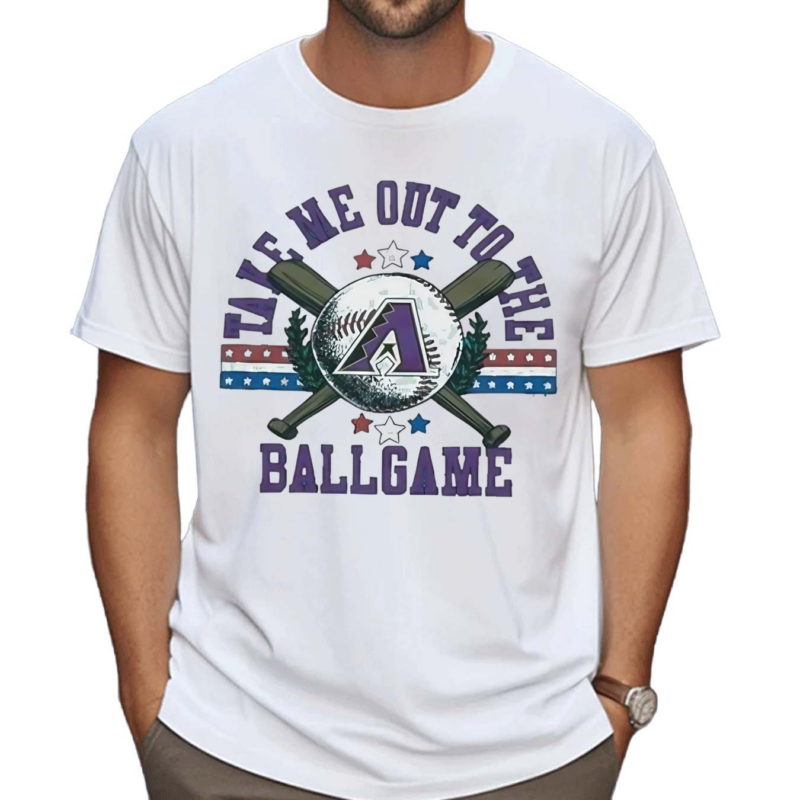 Women’s Arizona Diamondbacks Take Me Out To The Ballgame Shirt