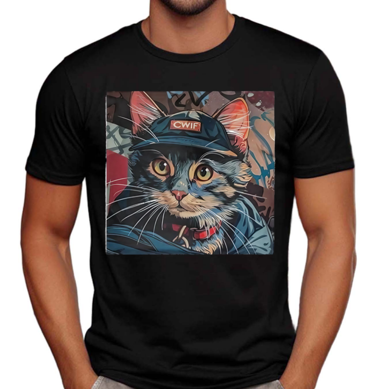 Cat Wear The Cwif Hat Shirt