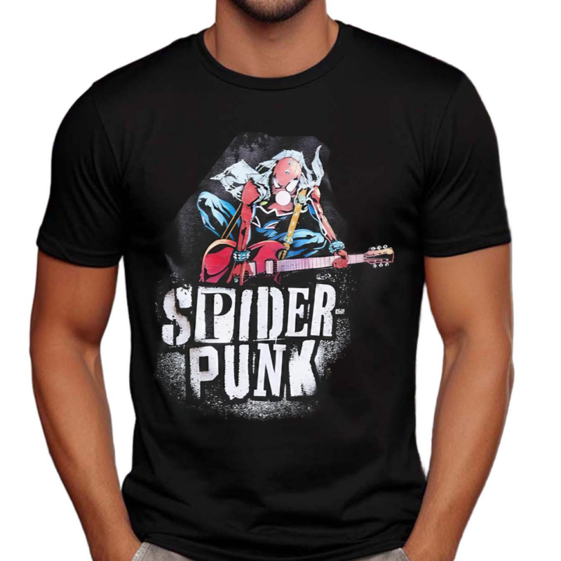 Spider Punk Web Slinging Rockstar Shirt