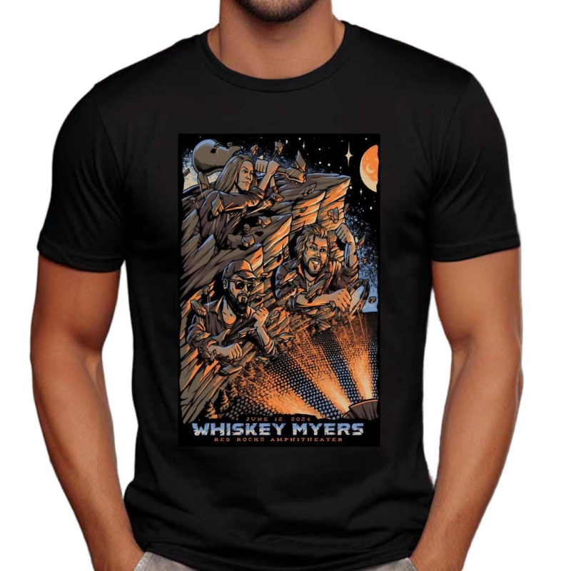 Whiskey Myers Morrison June 12 2024 Show Poster Shirt