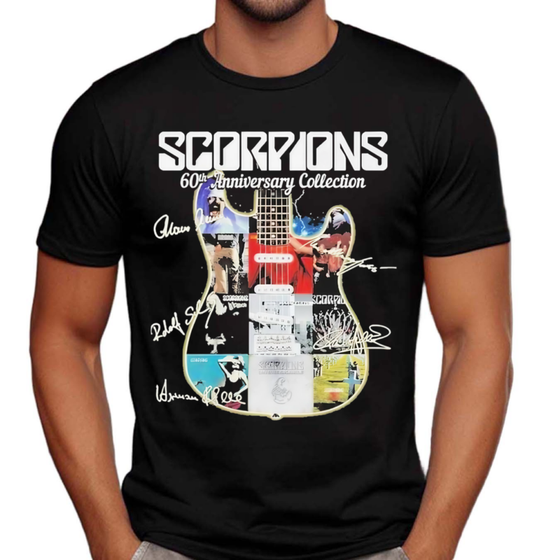 Scorpions 60th Anniversary Collection Best Albums Rock Fan Shirt