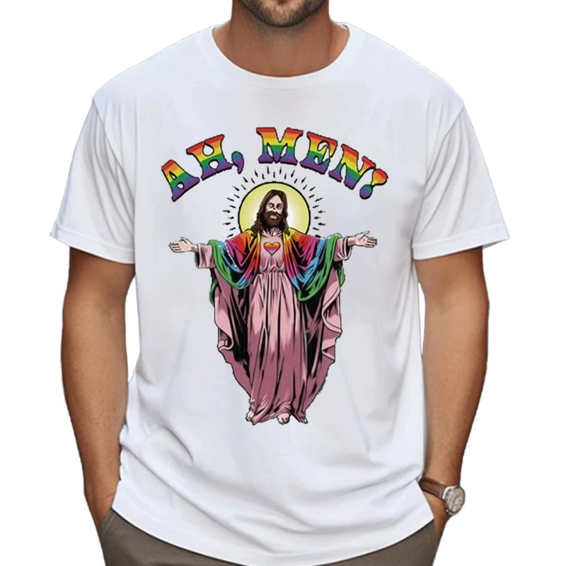 Ah Men Mint Jesus LGBT Shirt