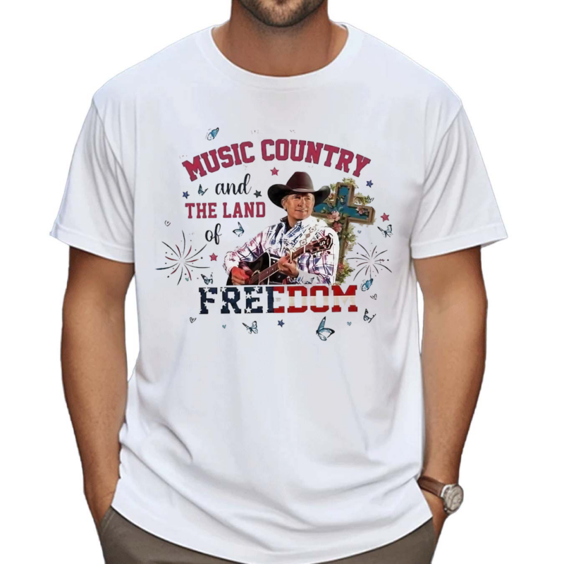 George Strait Music Country And The Land Of Freedom Shirt