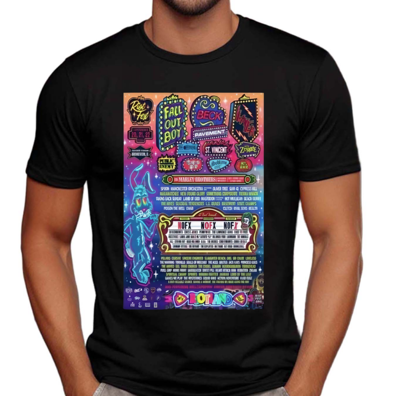 Riot Fest At SeatGeek Stadium In Bridgeview IL On September 20 22 2024 Shirt