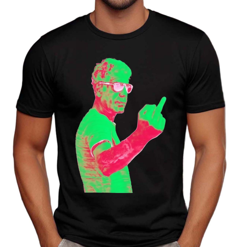 Anthony Bourdain Middle Finger Pose Shirt