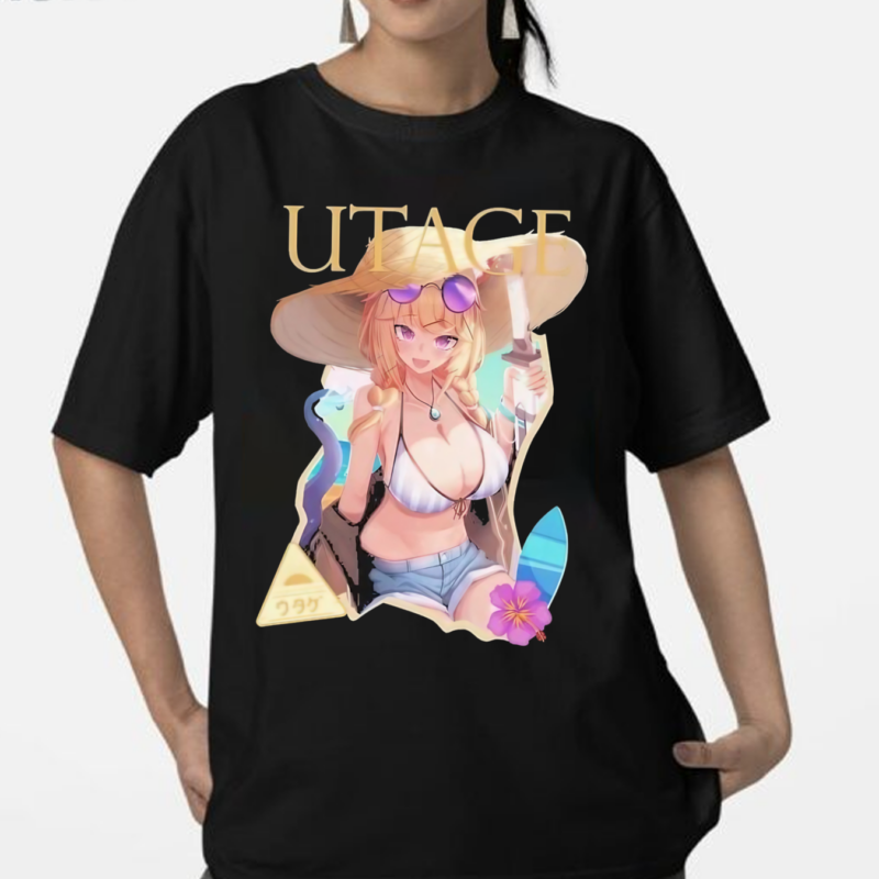 Utage Summer Flowers Anime Shirt