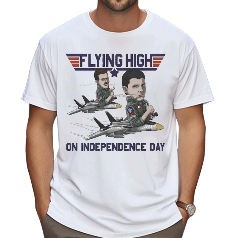 Flying High On Independence Day Smoke Shirt