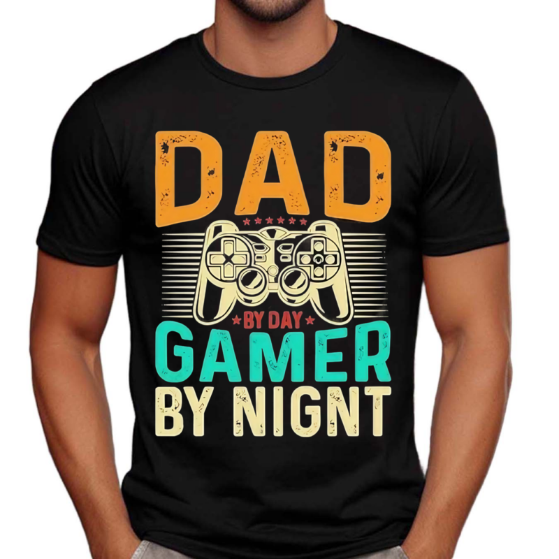 Dad By Day Gamer By Night Shirt