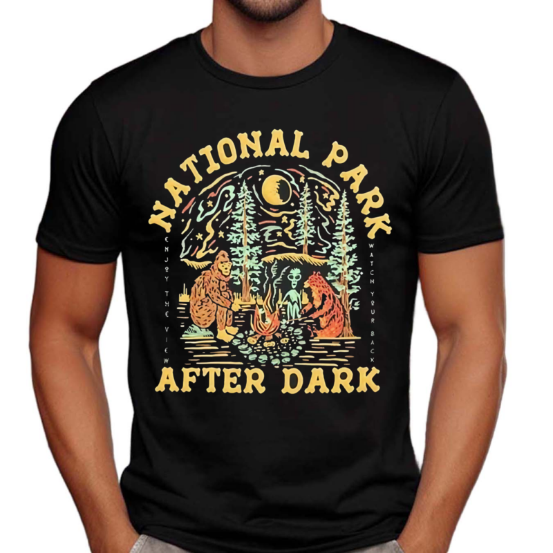 National Park After Dark Cryptid Campfire 2024 Shirt