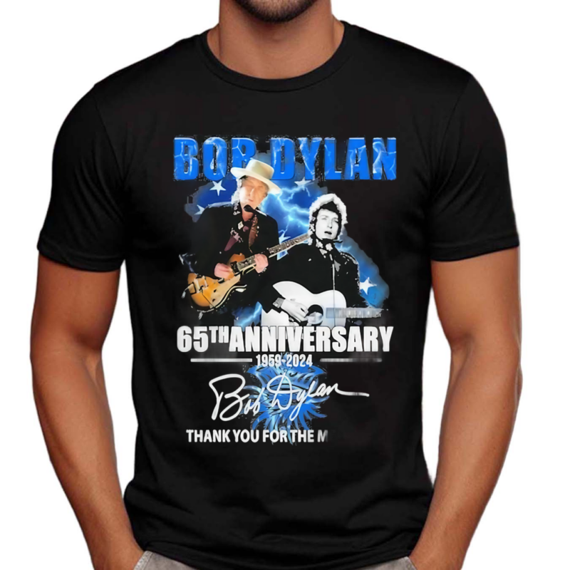 Bob Dylan 65th Anniversary 1959 2024 Thank You For The Memories Shirt