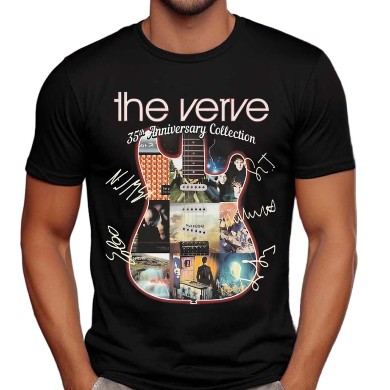 The Verve 35th Anniversary Collection Guitar Signatures Shirt