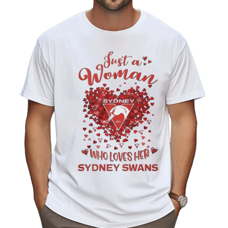 Sydney Swans Just A Woman Who Loves Her Sydney Swans Shirt