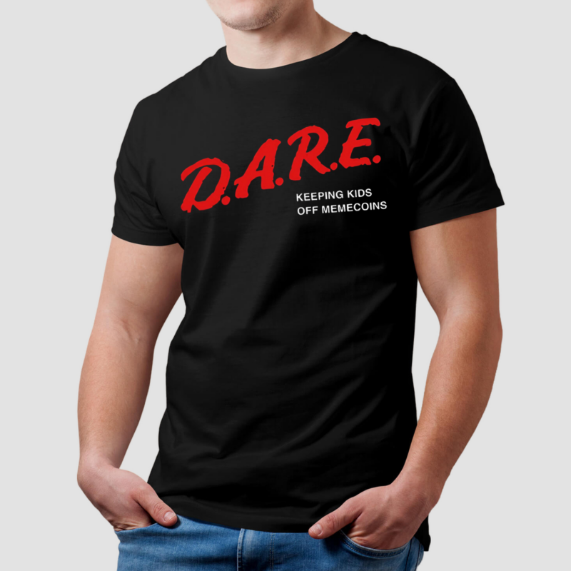 Dare Keeping Kids Off Memecoins Shirt