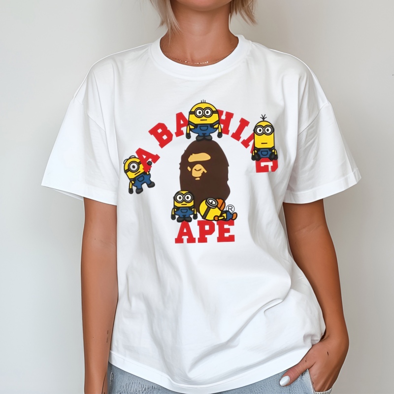 Sapnap Bape X Minions College Shirt