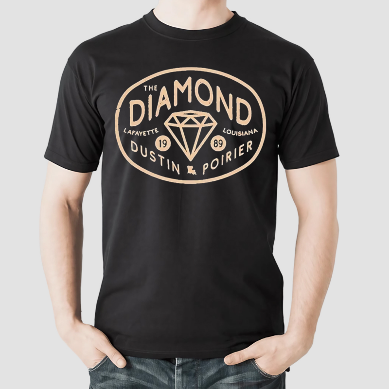 Benny Johnson The Diamond Dustin Poirier Wordmark Shirt