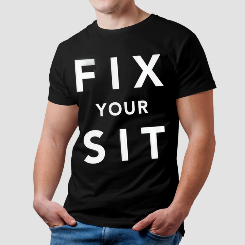 Anthros Fix Your Sit Shirt