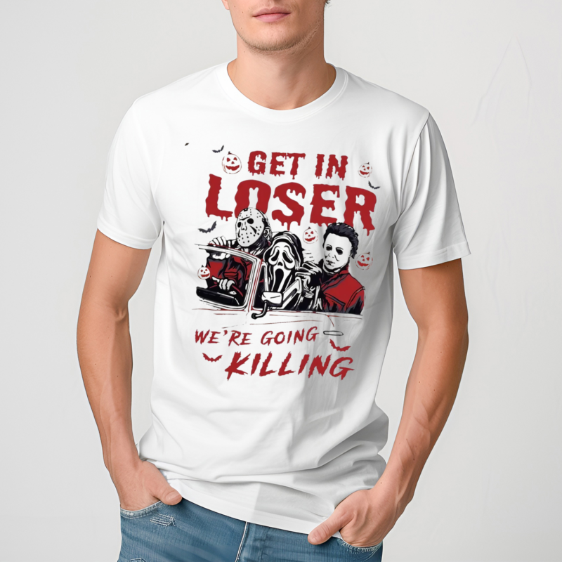 Retro Halloween Get In Loser We Are Going Killing Shirt