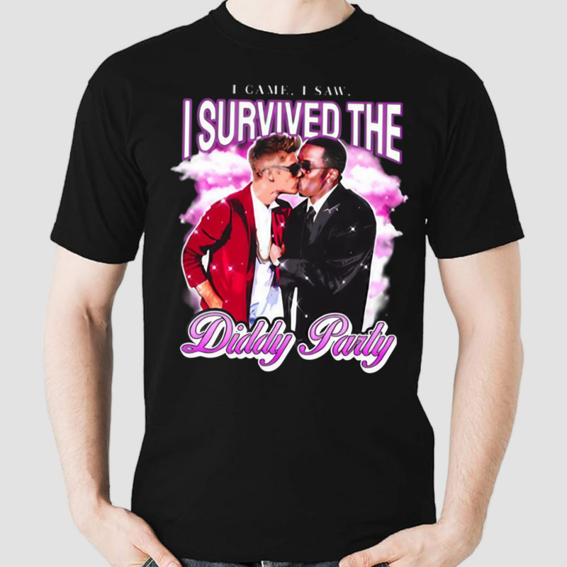 Notsafeforwear I Survived the Diddy Party Shirt