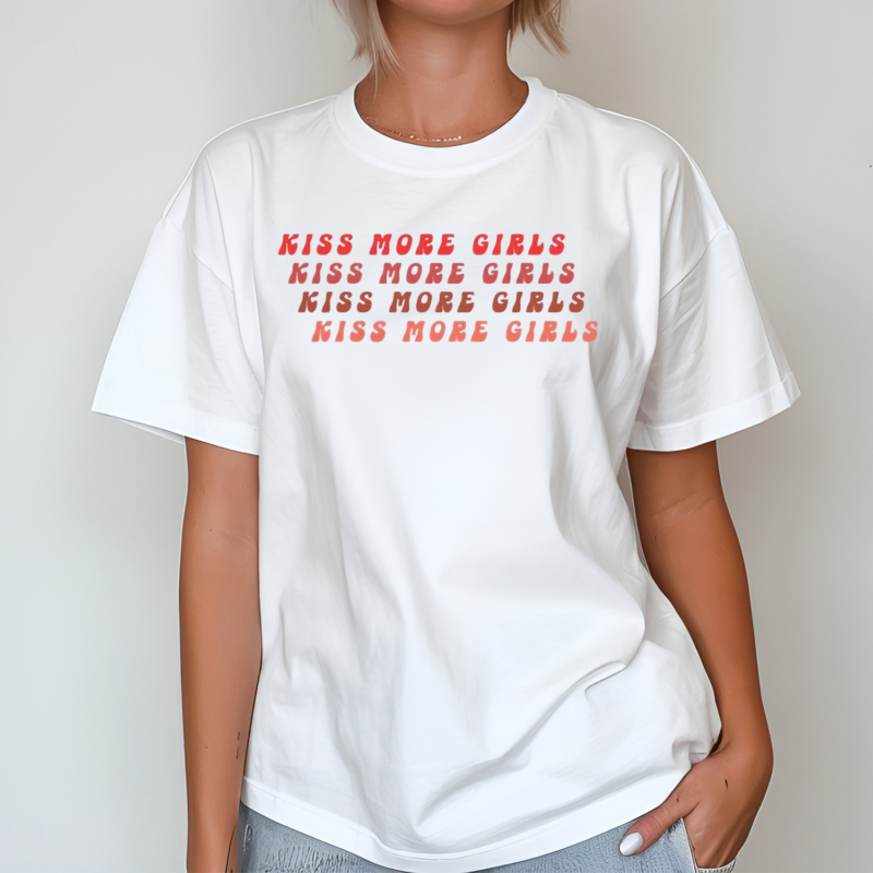 Limited Kiss More Girls Shirt