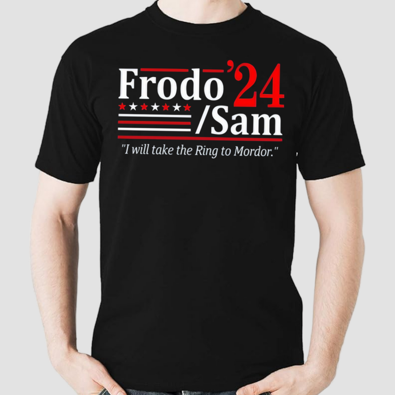 Viggo Mortensen Wearing Frodo And Sam 2024 I Will Take The Ring To Mordor Shirt