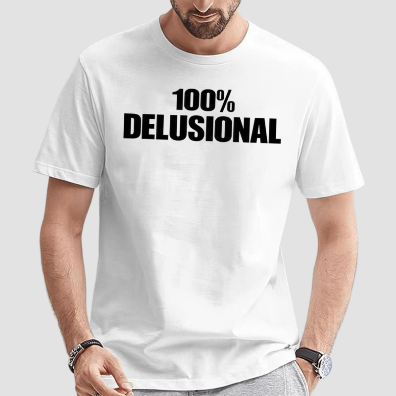 Diabolicalpree Wearing 100% Delelusional Shirt